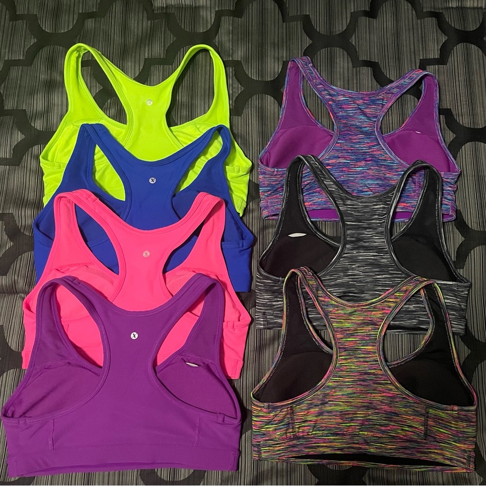 NWOT Bundle of 7 Xersion Sports Bras - Picture 2 of 9